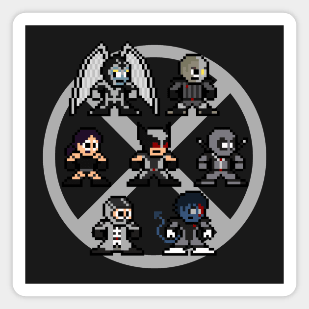 8-Bit Uncanny X-Force Magnet by 8-BitHero